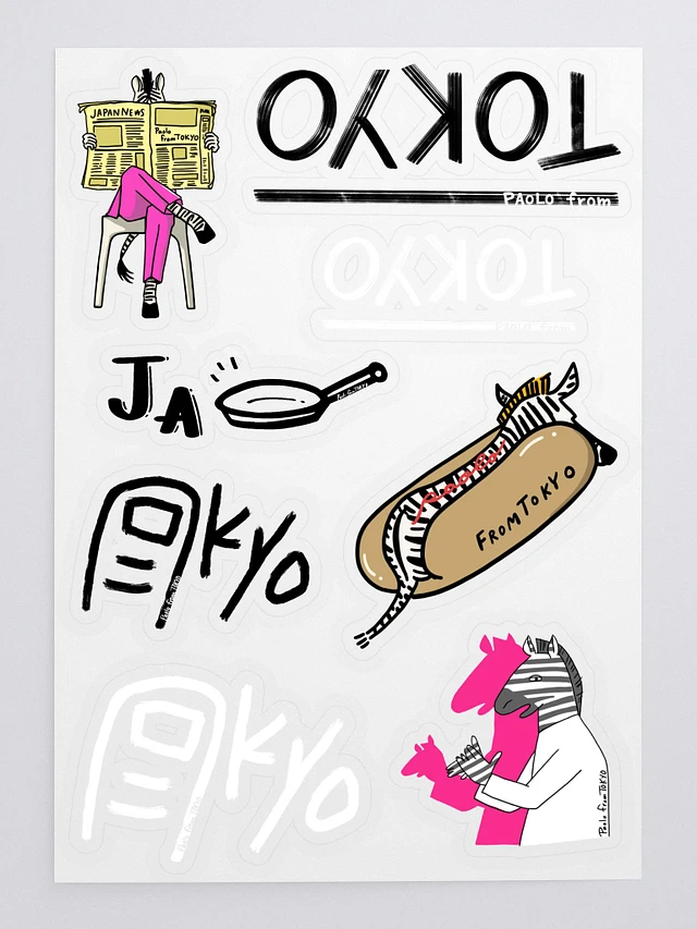 PAOLO FROMTOKYO ASSORTED STICKERS product image (1)