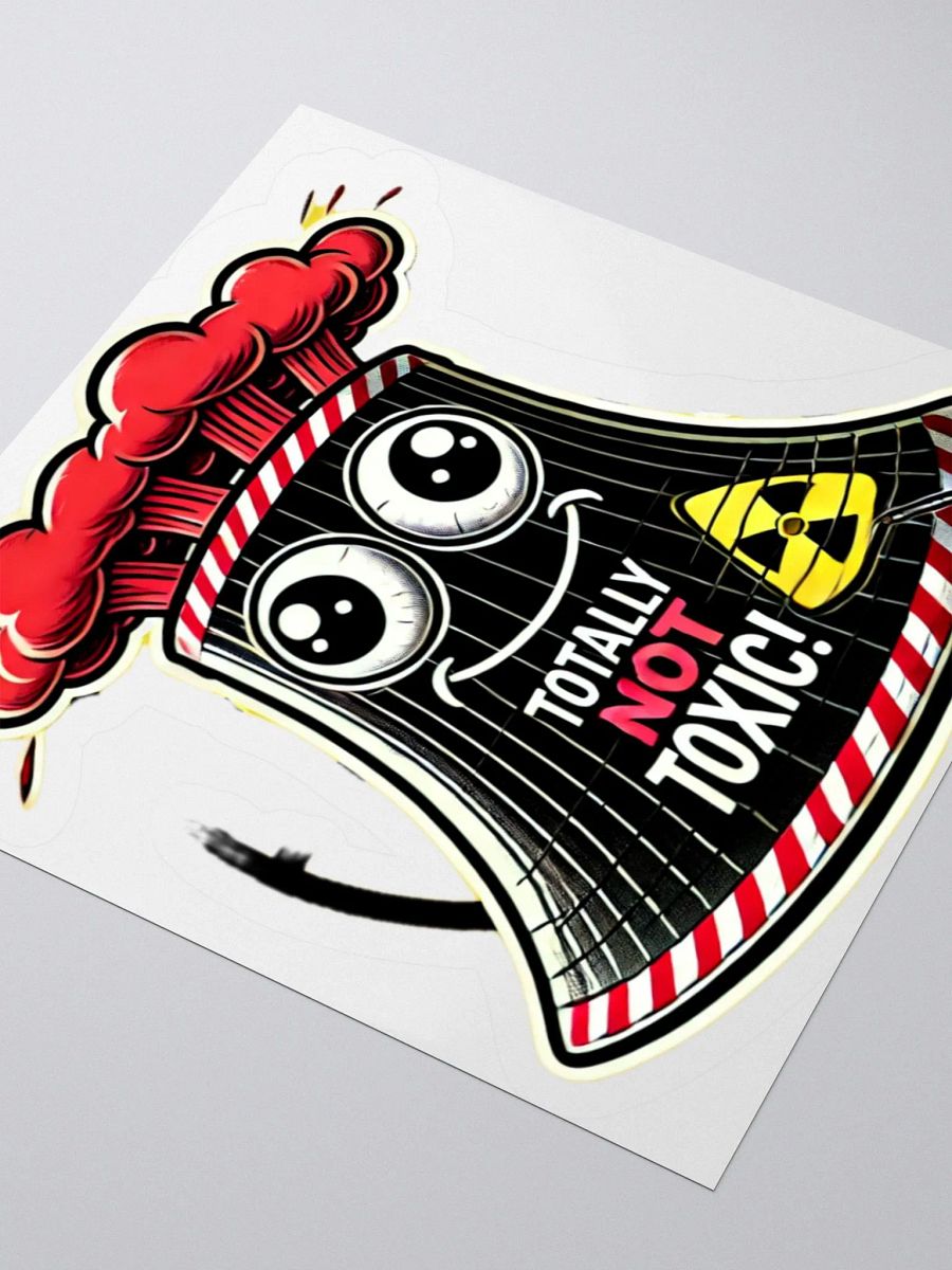 Totally not Toxic Kiss Cut Stickers product image (5)