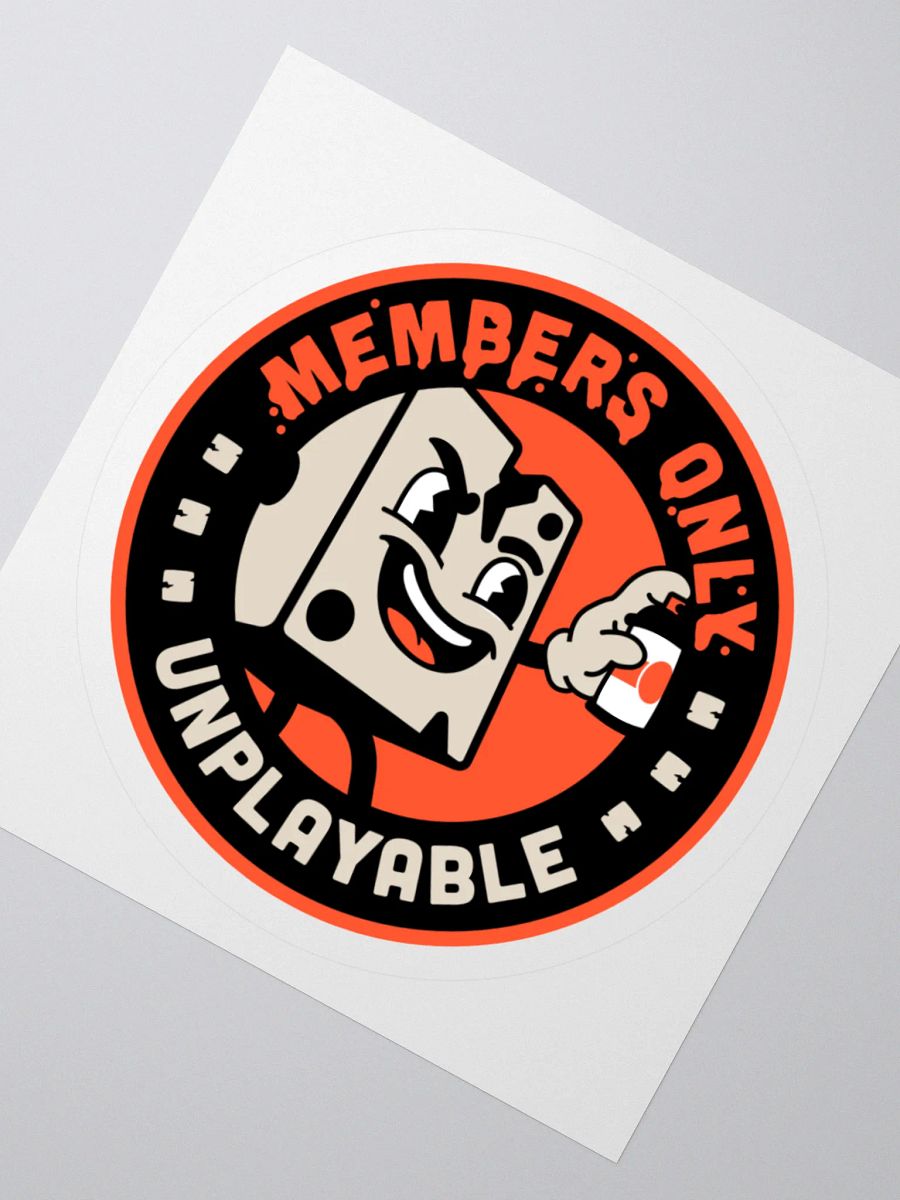 Members Only Sticker product image (2)