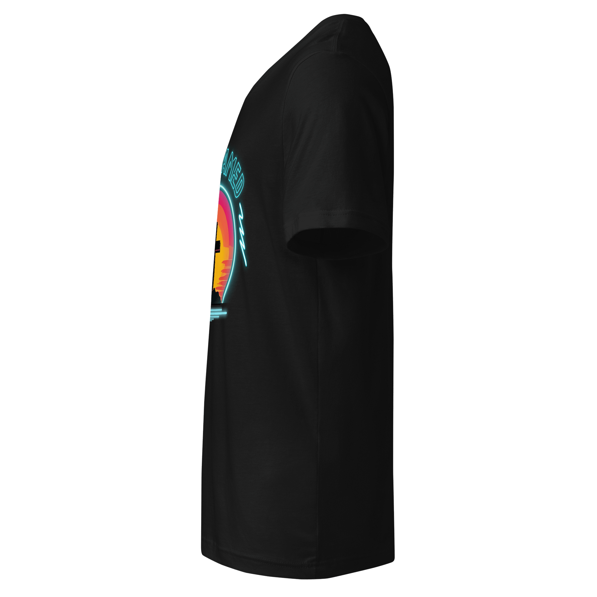 Unashamed Neon Cross V-Neck T-Shirt - Unisex Bella + Canvas fit product image (5)
