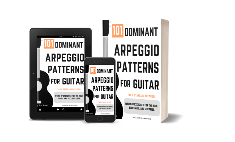 101 Dominant Arpeggio Patterns For Guitarists - Printable PDF Method product image (3)