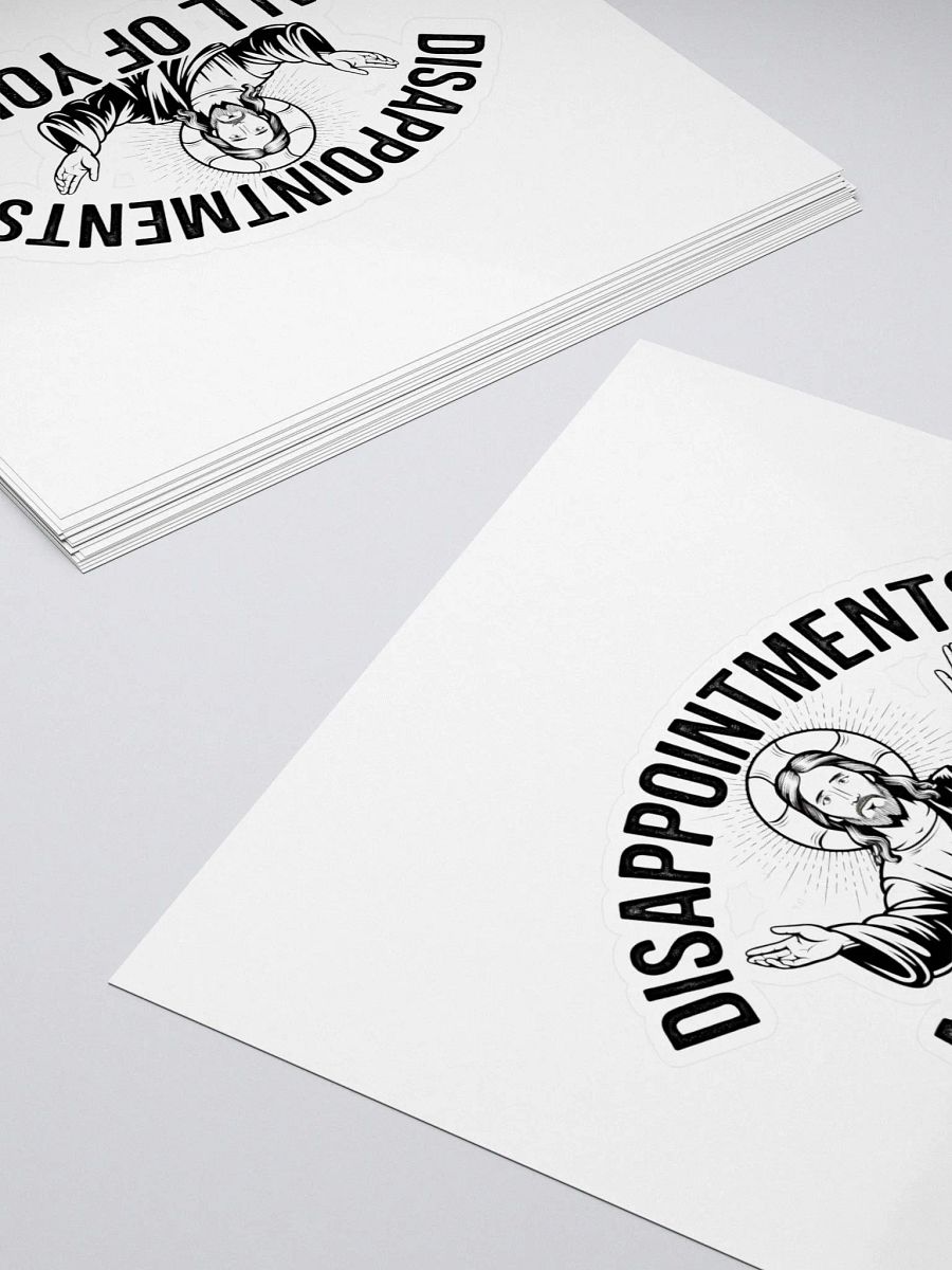 Divine Disappointment Kiss Cut Stickers product image (8)