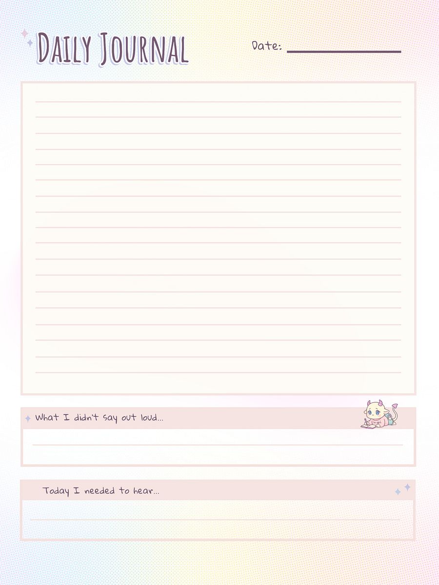 The Kind Pages - A Journal of Soft Structure & Kind Self Discovery product image (5)