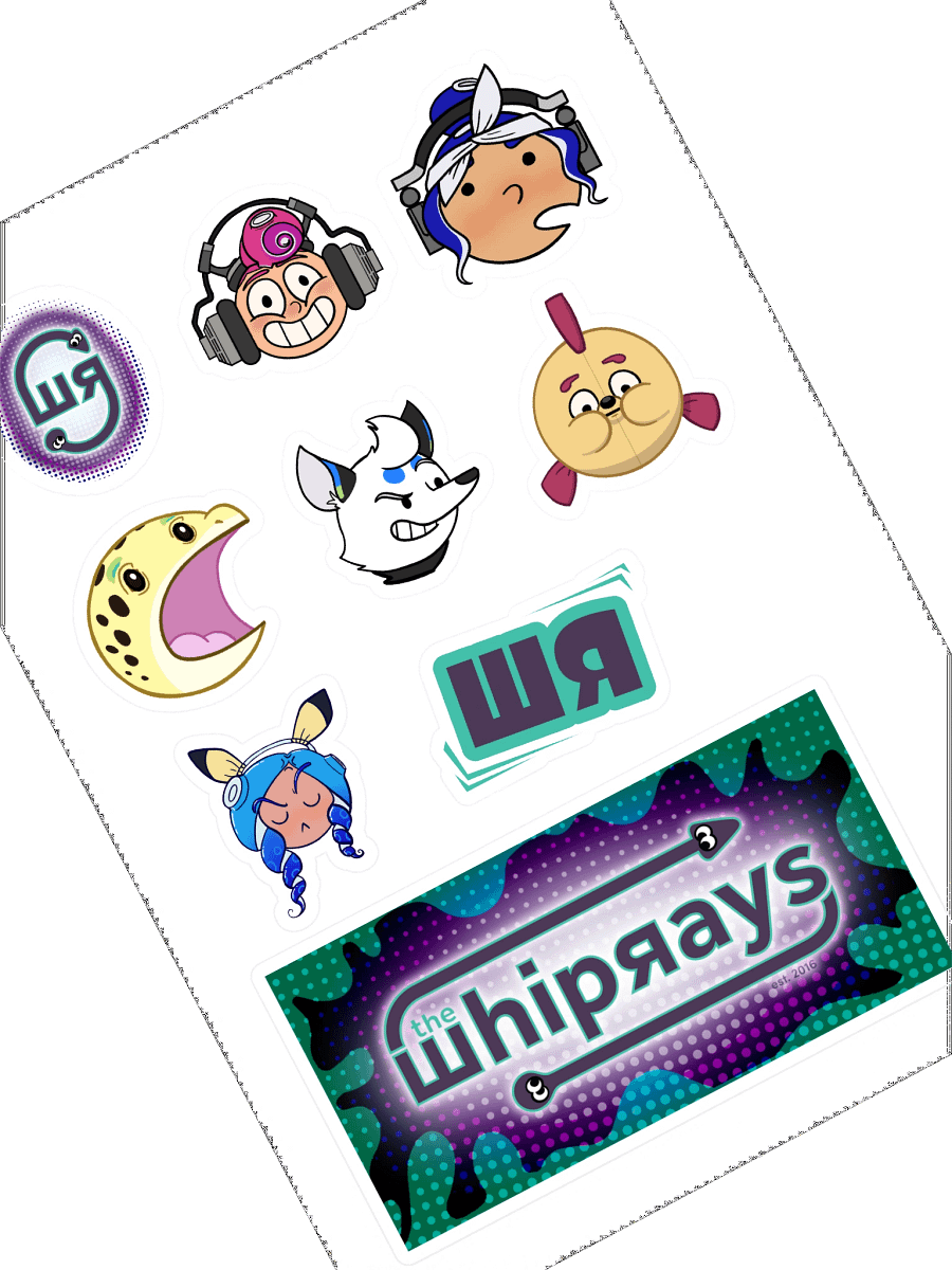 Whipray Sticker Sheet product image (1)