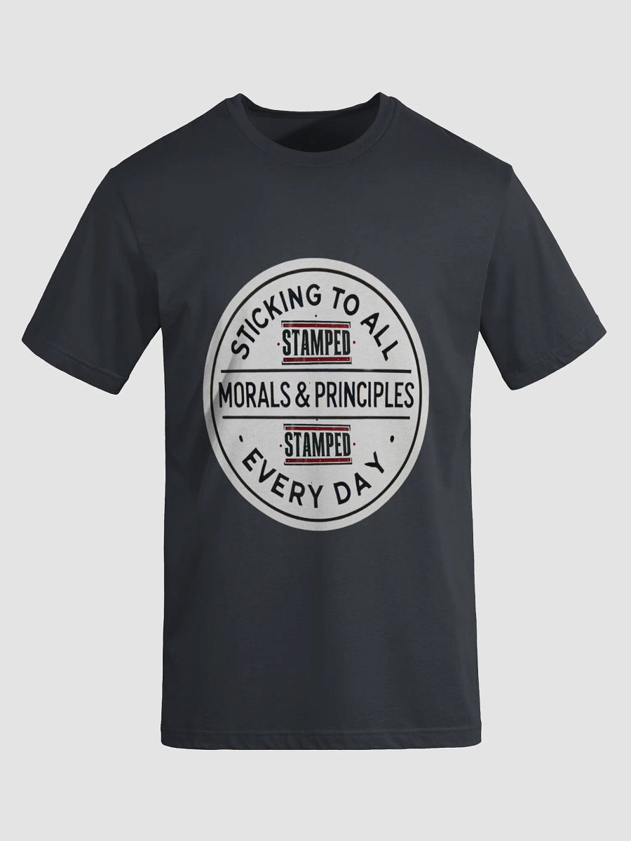 Stamped Morals & Principles T-Shirt product image (17)