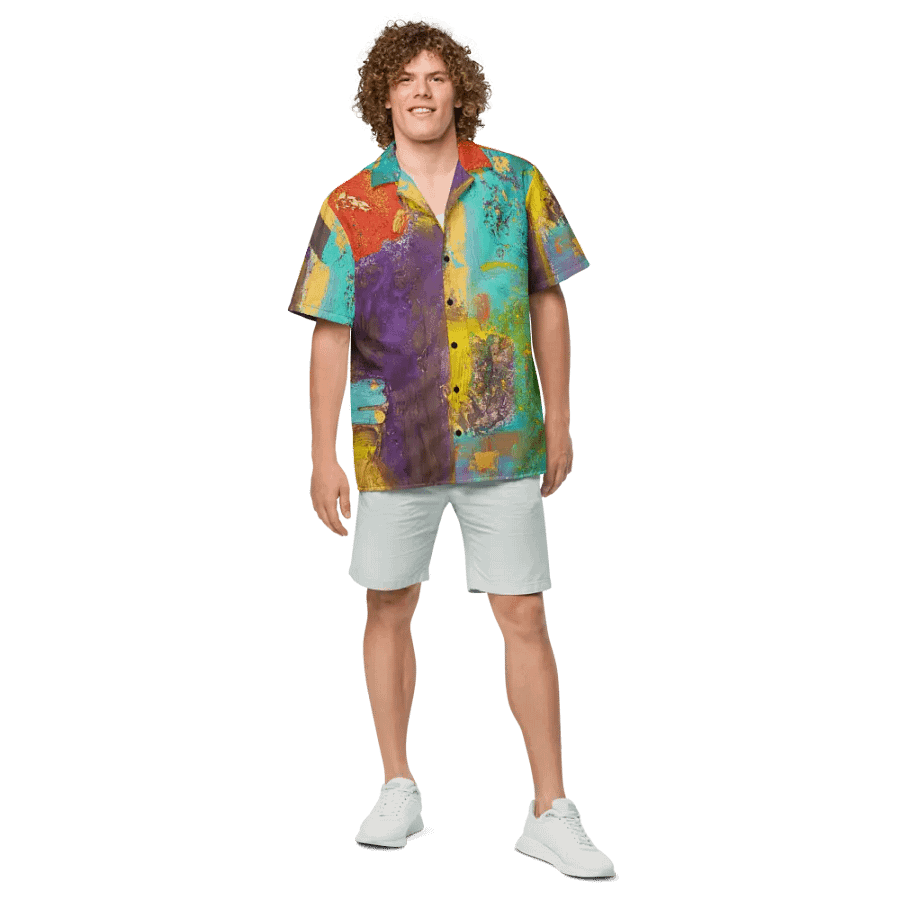 original painting by b.reters, printed on Hawaian shirt product image (4)
