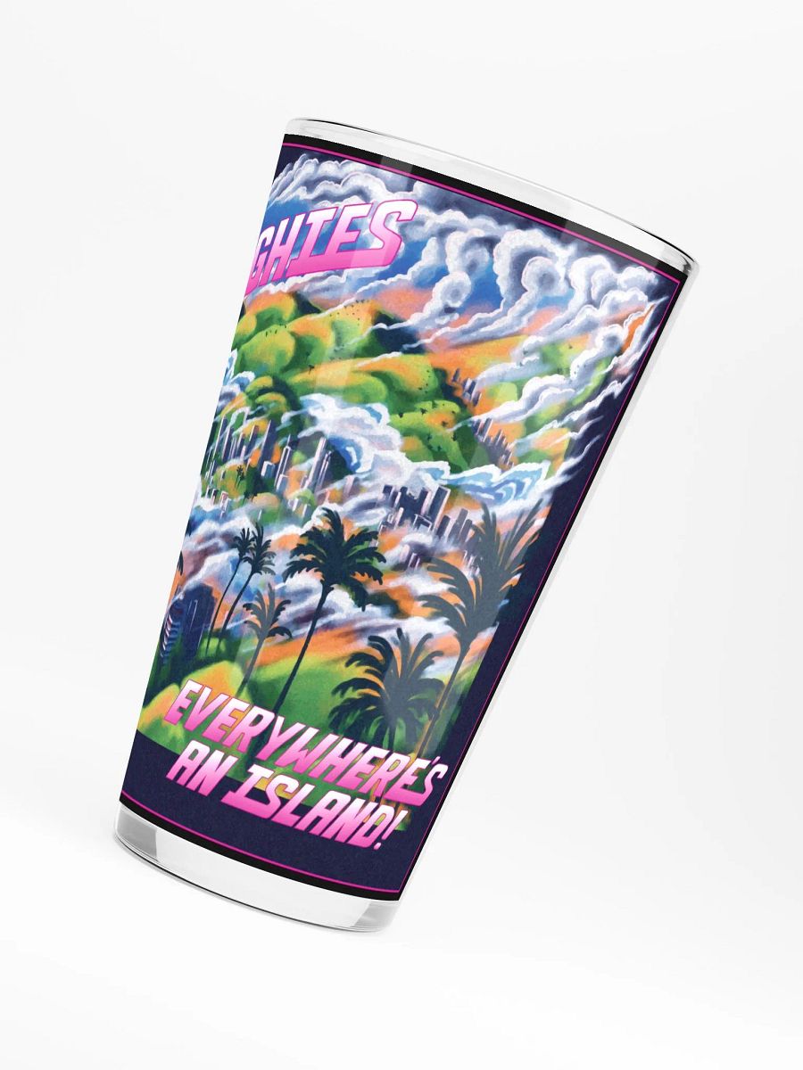 Everywhere's An Island Pint Glass product image (6)