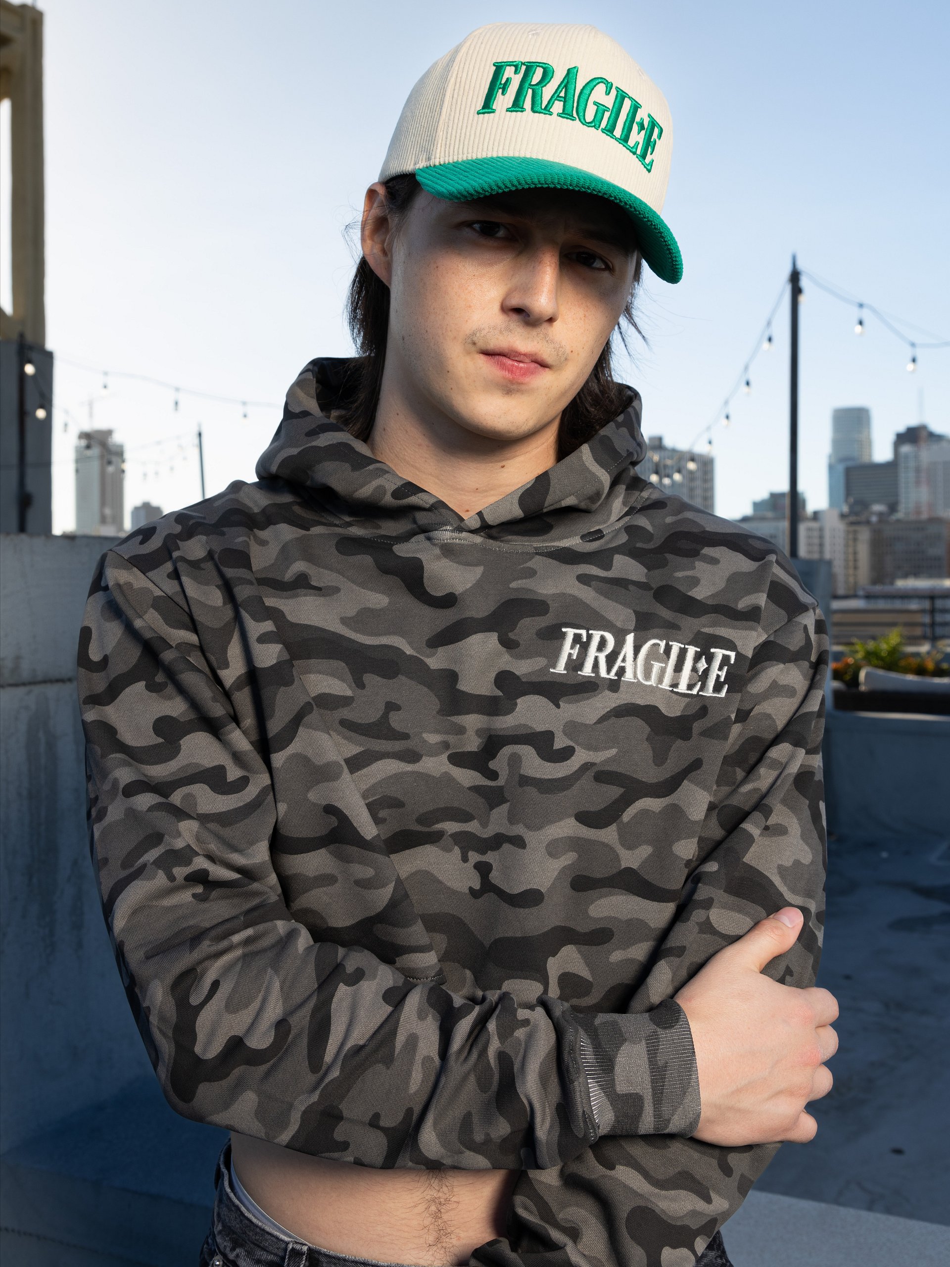 Fragile Corduroy A-Frame Hat product image (4)