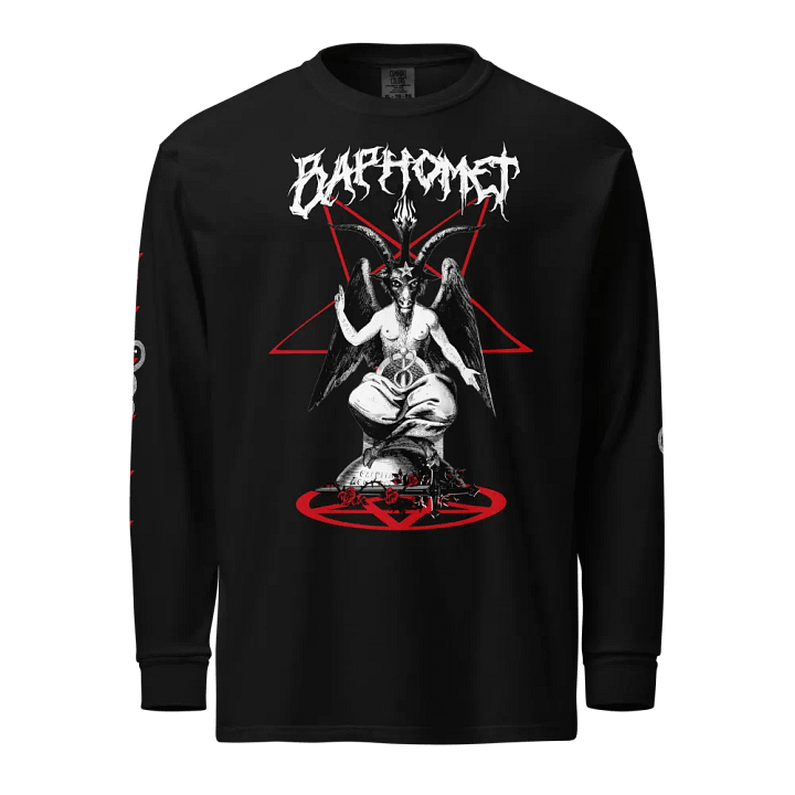 Baphomet Infernal Devotion Longsleeve Tshirt product image (1)