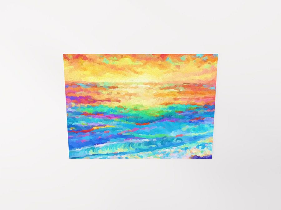 Sunset Dancing on Singing Waters Poster product image (3)