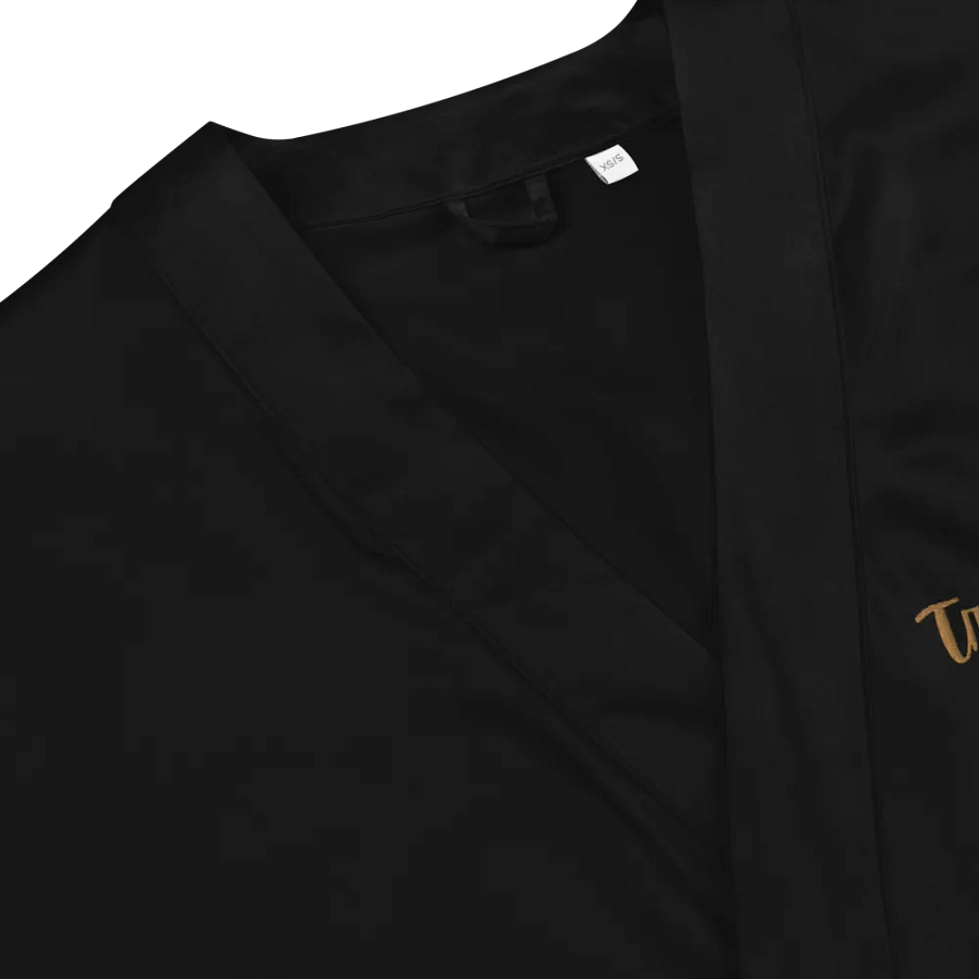 TruckHer Embroidered Satin Bath Robe product image (4)