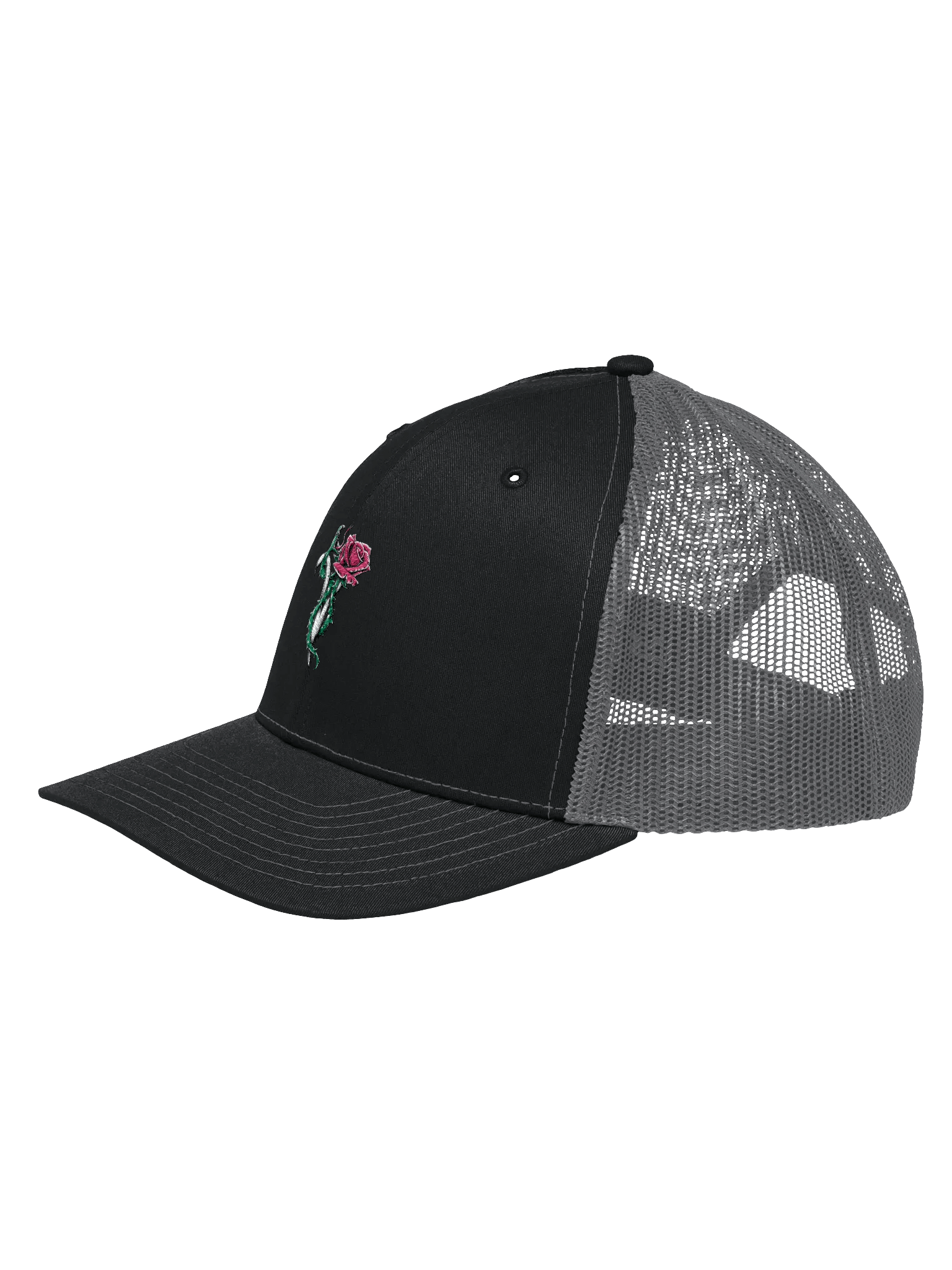 Red V-Rose Trucker Hat product image (2)