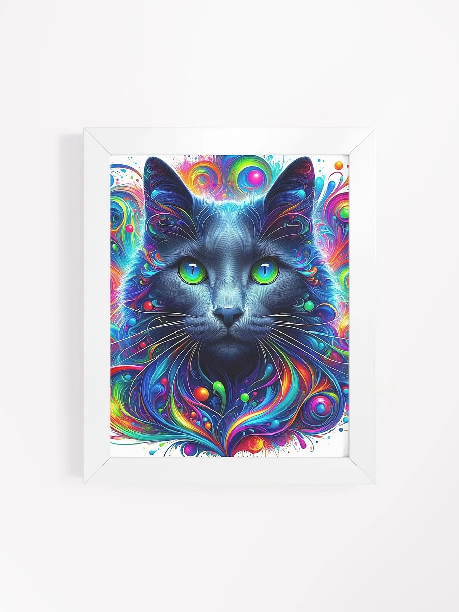 Framed High-Quality Matte Poster (in): Russian Blue 2 product image (100)