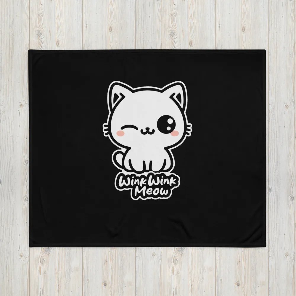 [Limited Edition] Wink Wink Meow Blanket product image (6)