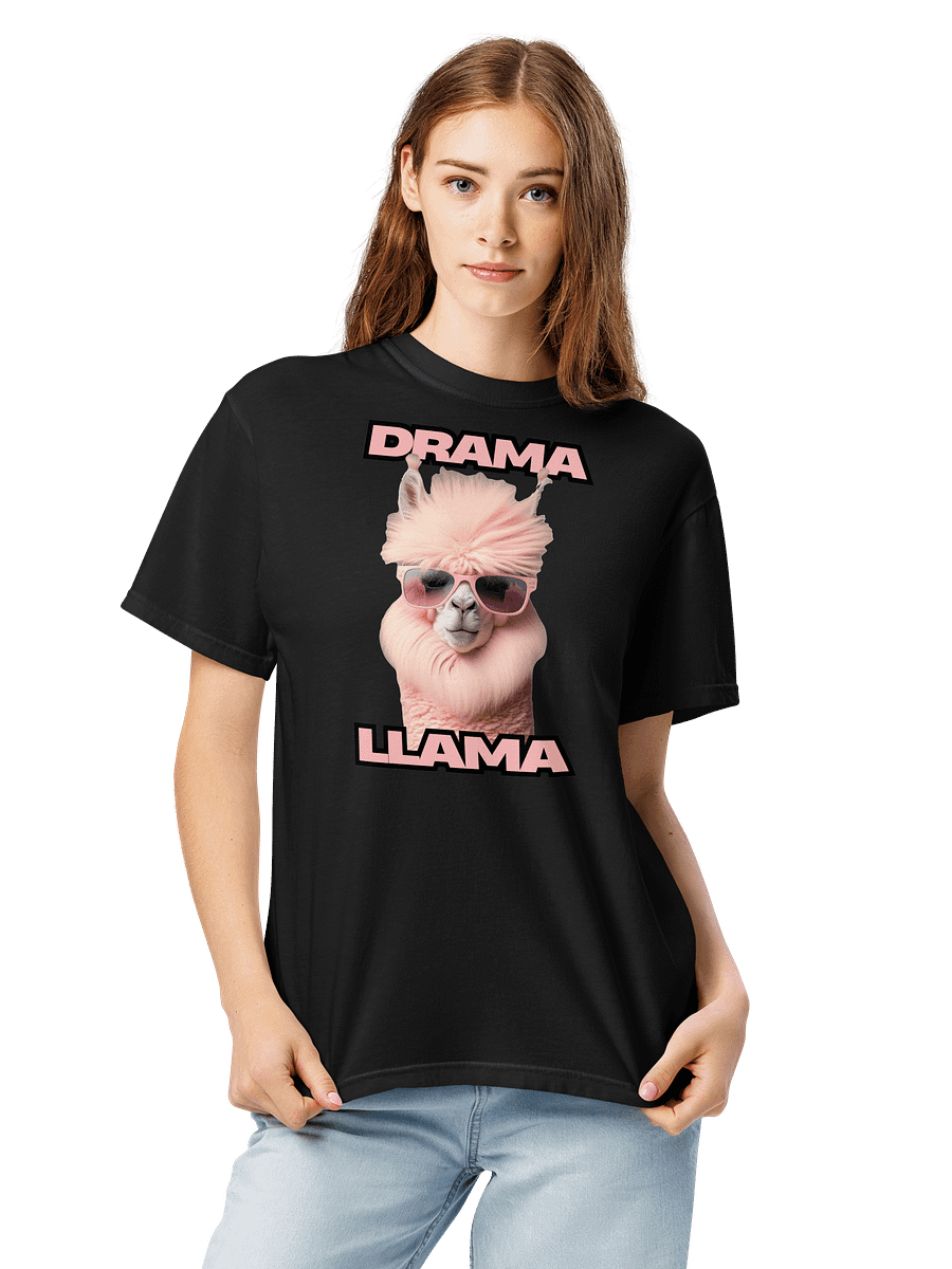 Drama Llama Cotton T-Shirt product image (9)