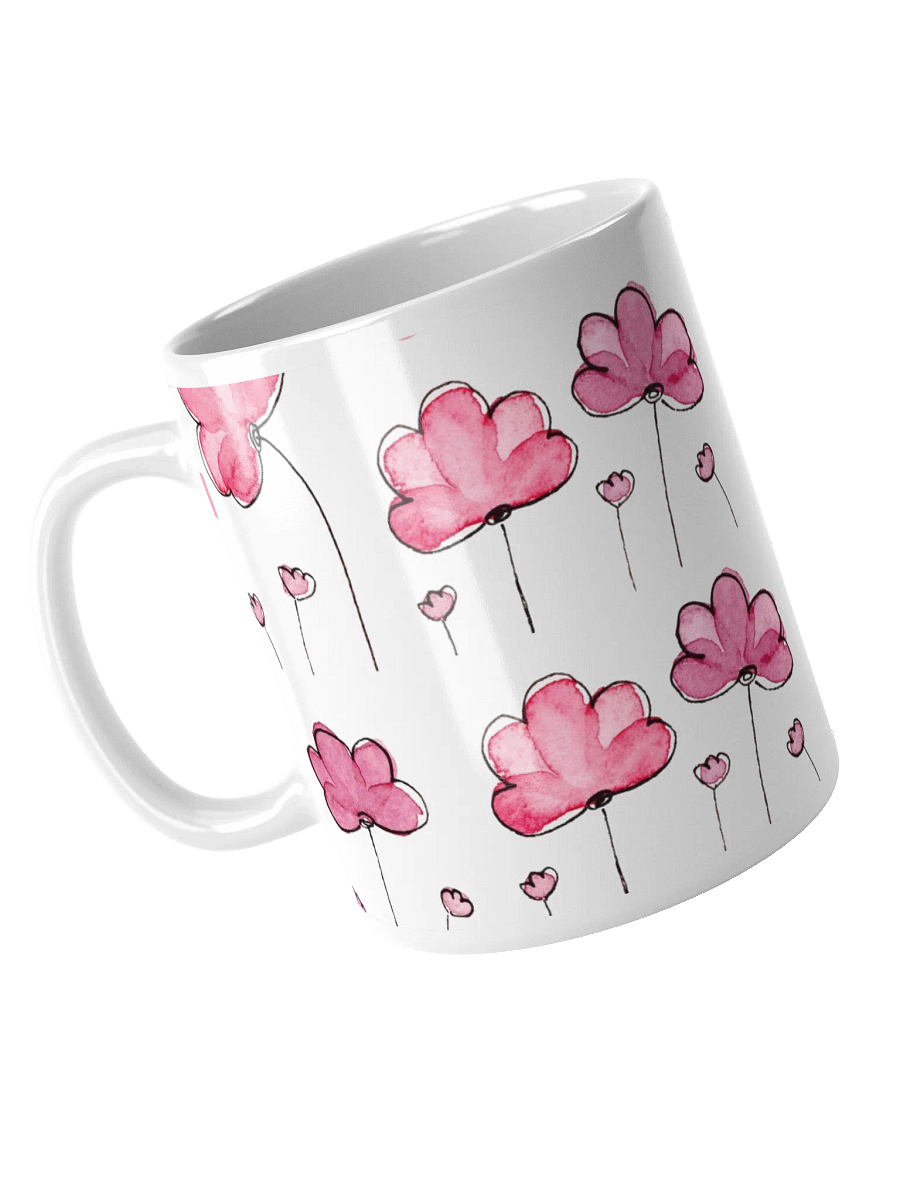 Pink Floral Elegance Mug product image (7)