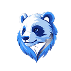 BlueWhite Panda