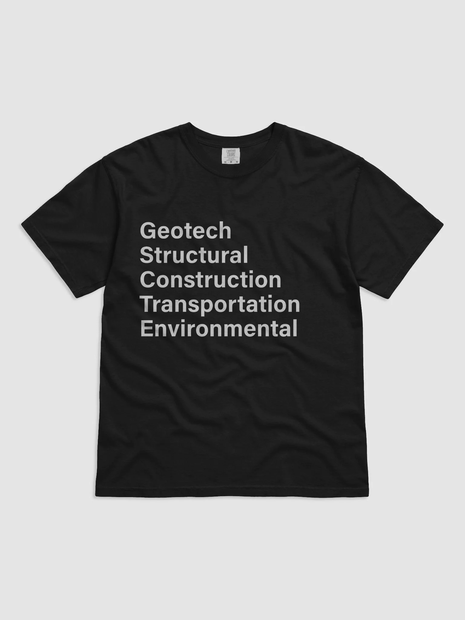 Civil Engineering List, T-shirt product image (1)