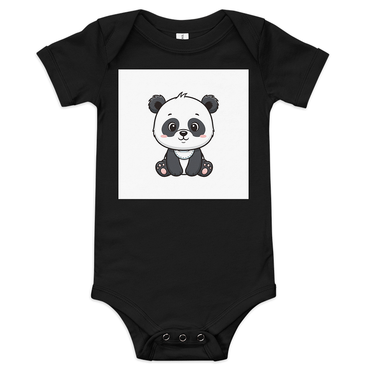 Cuddly Panda Baby Onesie product image (1)