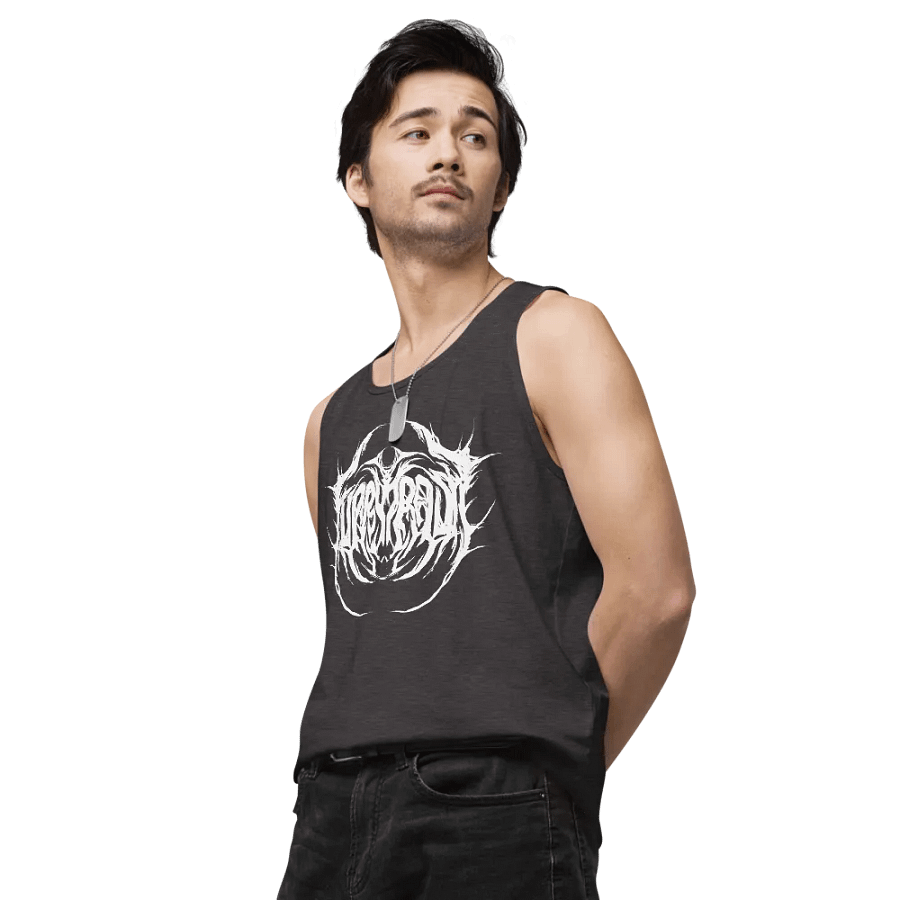 Furry Trash Metal Logo Tank - White Print product image (4)