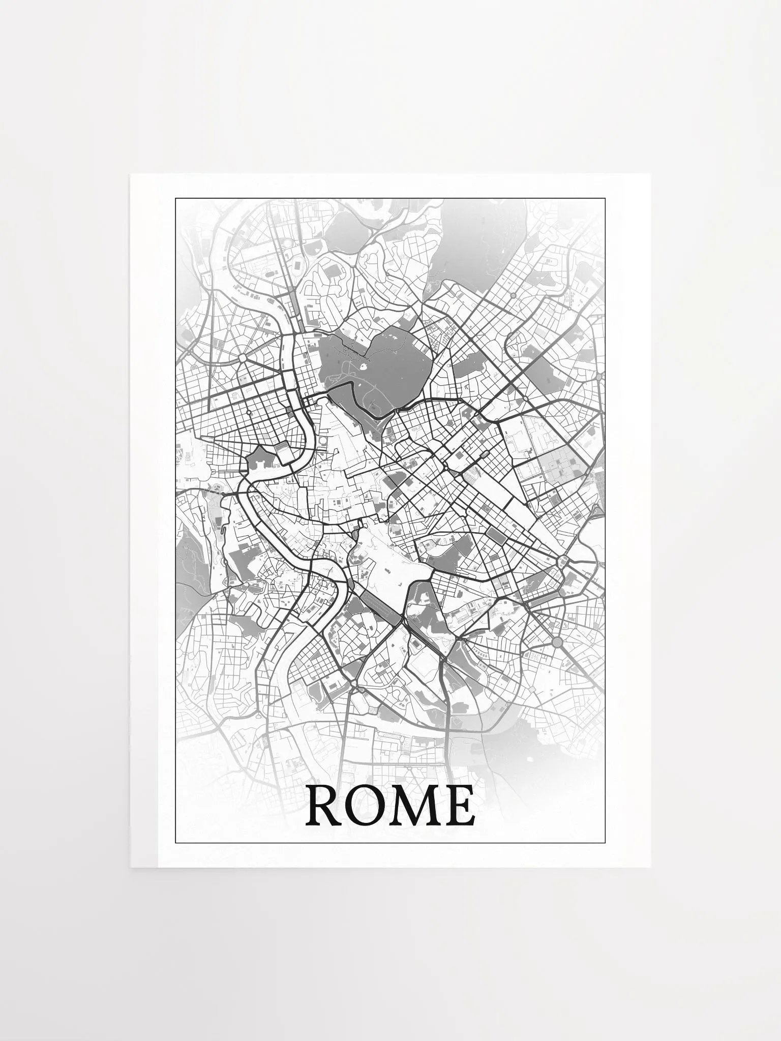 Rome, Italy, city map print product image (2)