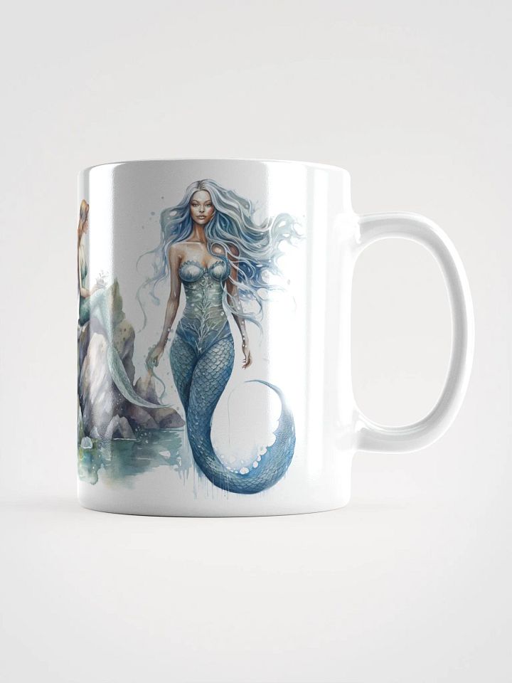 Ethereal Mermaids White Glossy Mug product image (1)