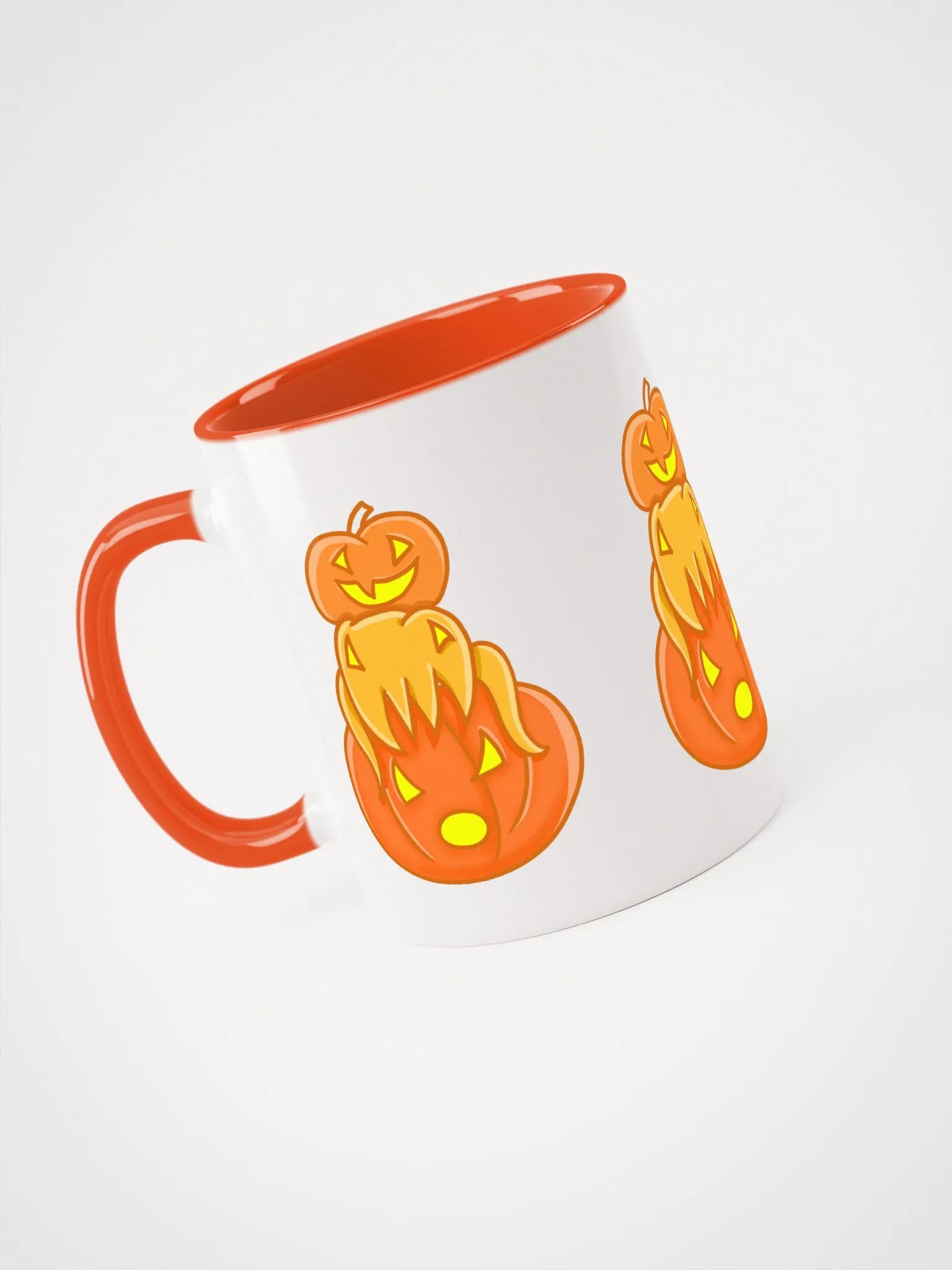 Cuttle Pumpkin Stack double sided- color mug product image (33)