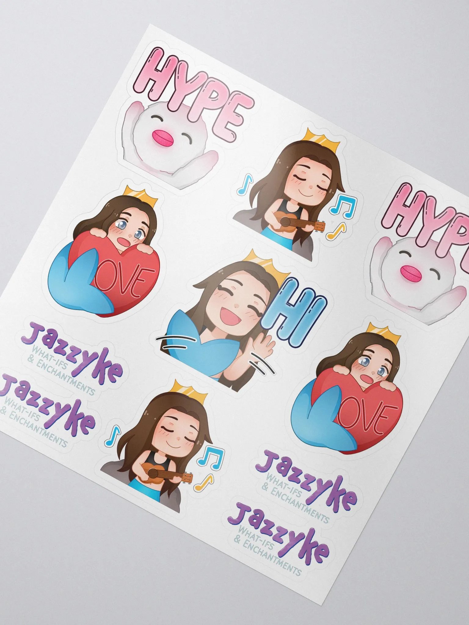 Mermotes, Pingu & Logo (EP) ~ Sticker Sheet product image (2)
