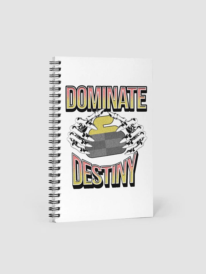 Dominate Destiny Curling Spiral Notebook product image (2)