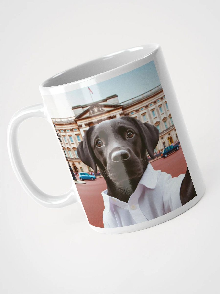 Buckingham Palace Paws and Pose Dog Selfie #Humorous Mug - White product image (3)