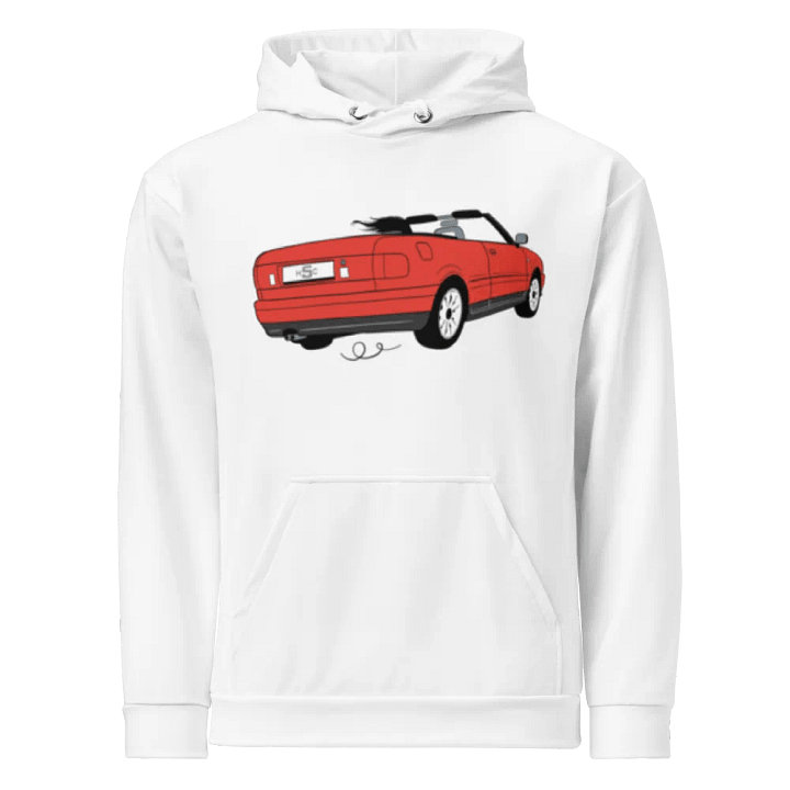 Audi 80 cabrio hoodie product image (2)