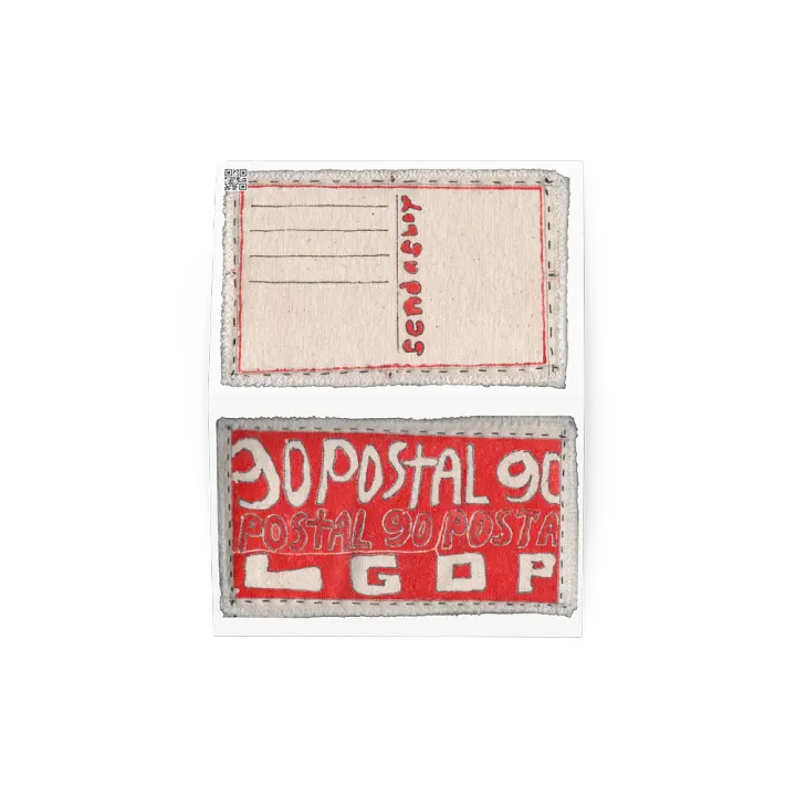 Go Postal Red 2 greeting card product image (2)