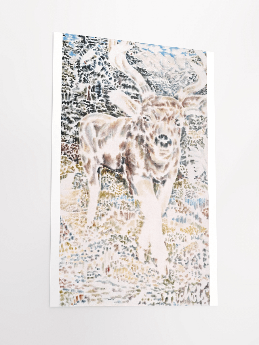 Deer on Desolation (1989) print product image (3)