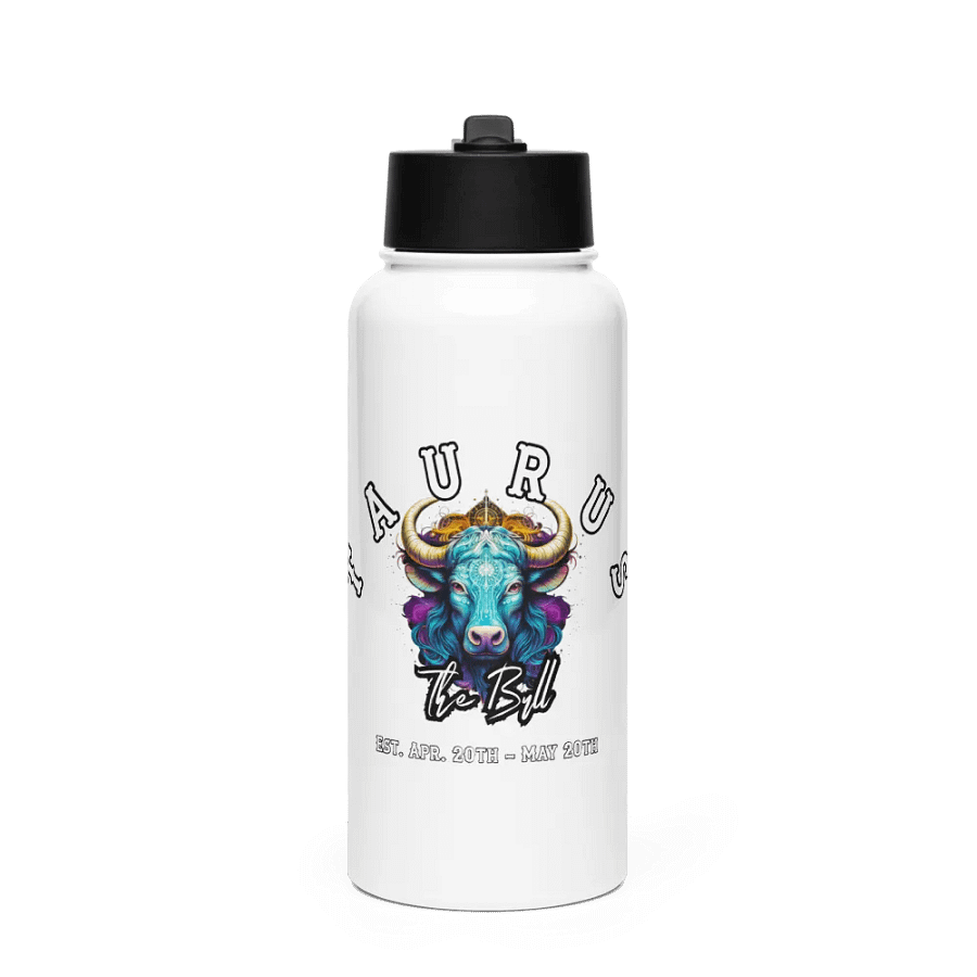 Taurus - Zodiac Sports Stainless Steel Water Bottle product image (1)