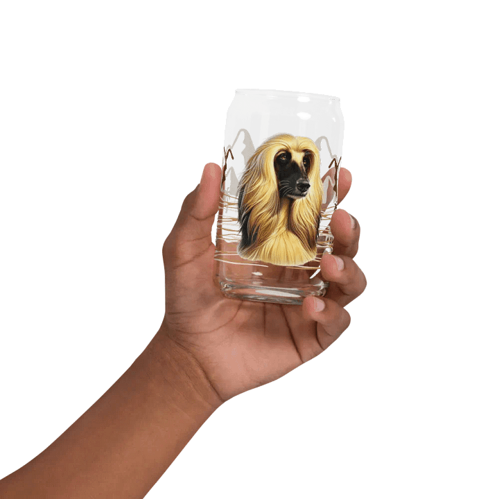 Ethereal Afghan hound Dreams Glass product image (32)
