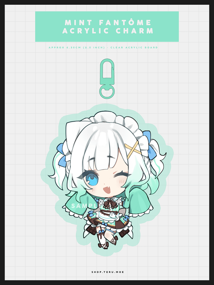 Mint Fantôme Acrylic Charm product image (1)