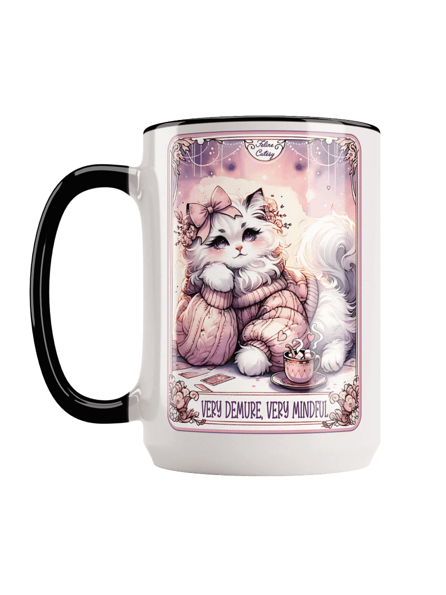 Cozy Cat Mindfulness Mug – 15oz product image (3)