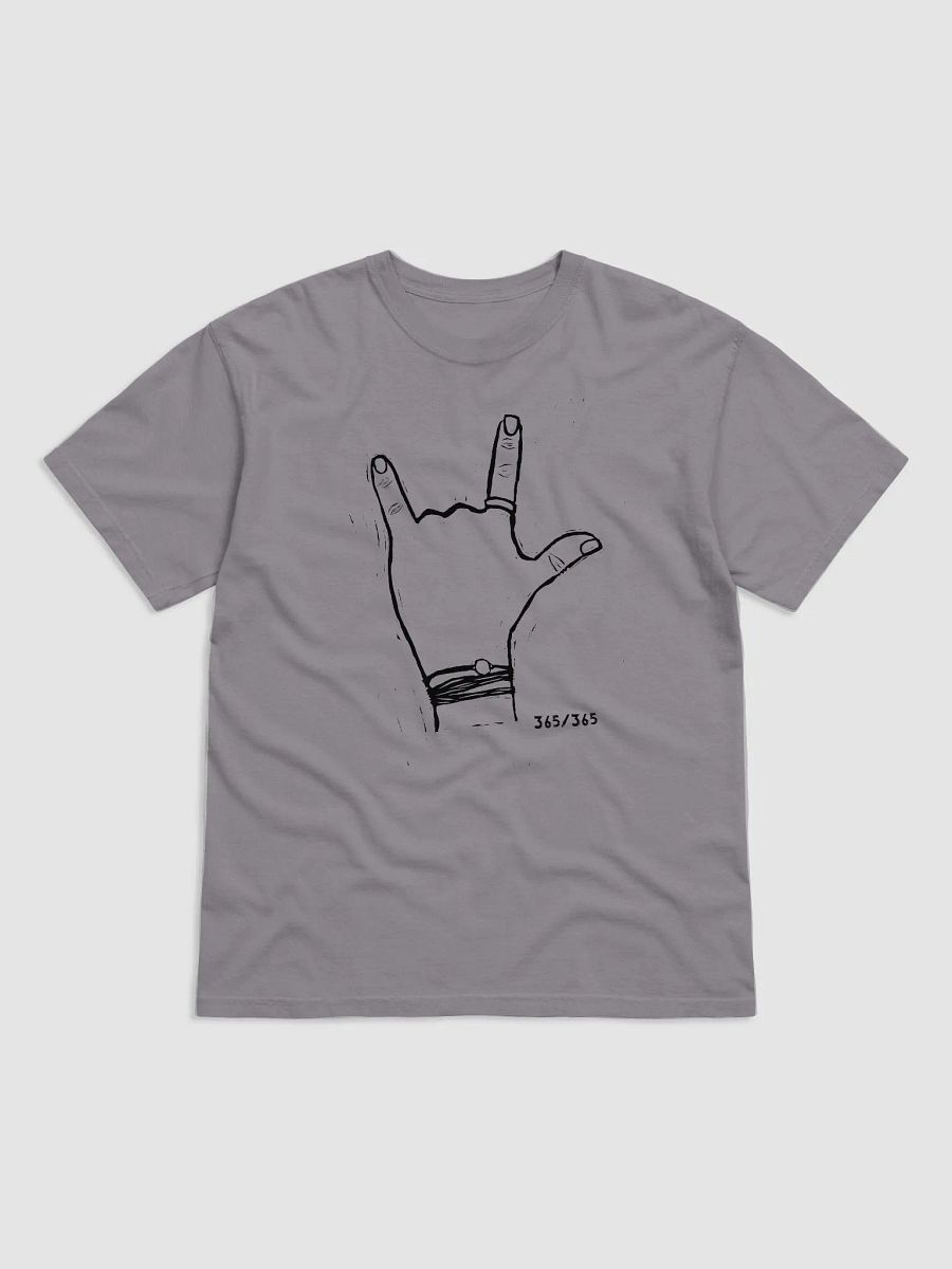 Linocut I Love You Short Sleeve Shirt product image (5)