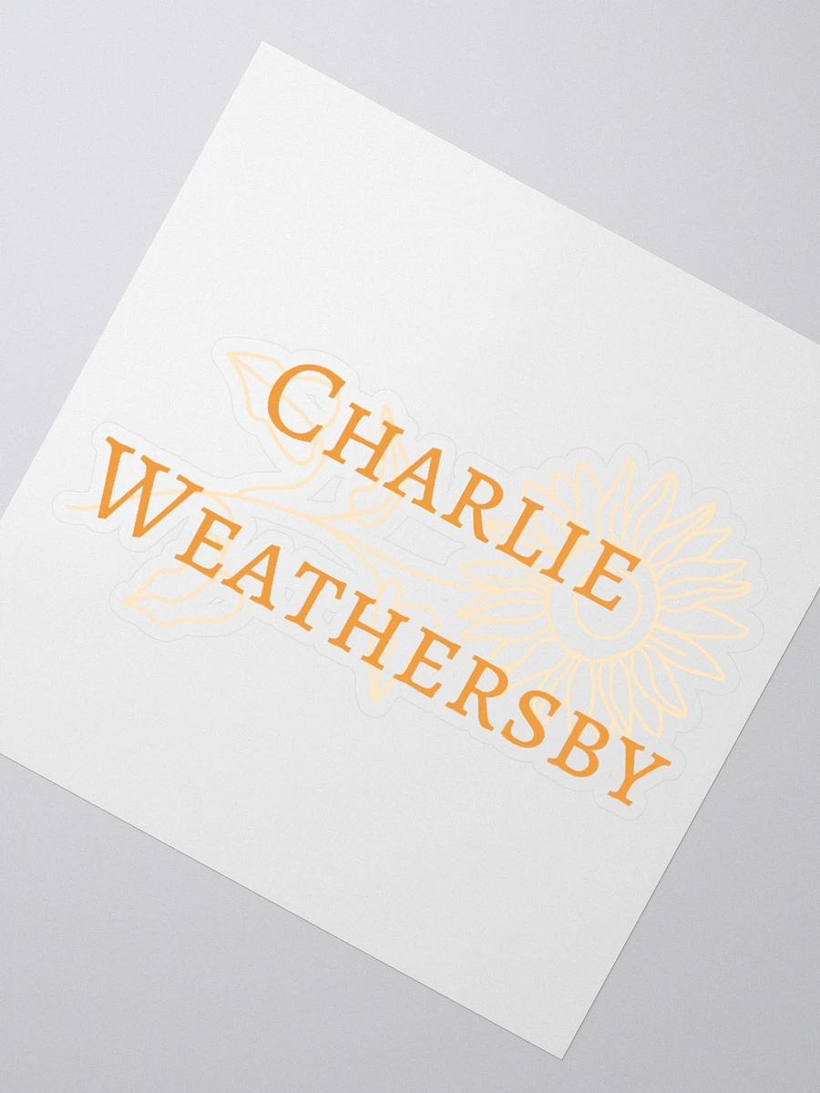 The Charlie Weathersby Logo Sticker product image (2)