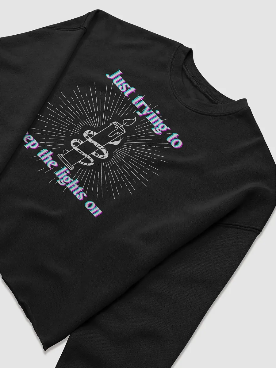 "Just Trying to Keep the Lights On" Cropped Sweater product image (5)