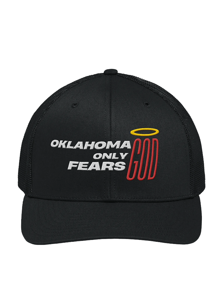 Oklahoma Only Fears God Trucker Hat product image (1)