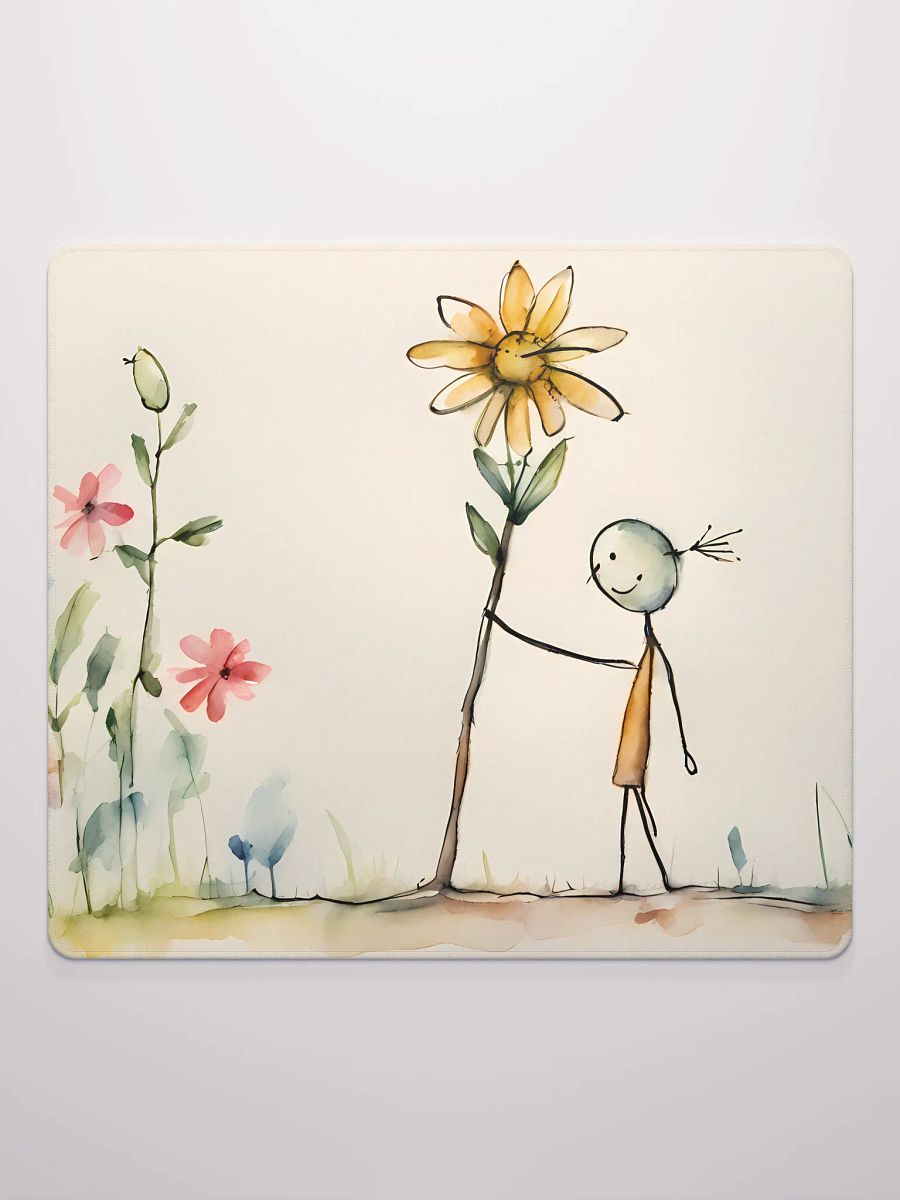 Planting Flowers for Breakfast, Gaming Mouse Pad, 2 Sizes product image (2)