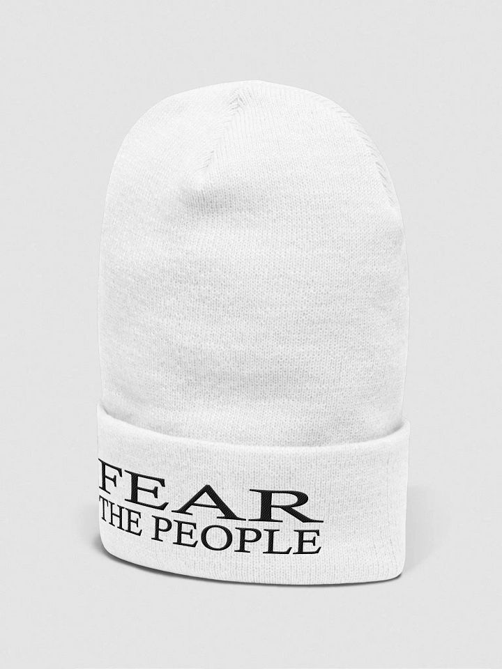 Fear The People - Black - Yupoong Cuffed Beanie product image (2)