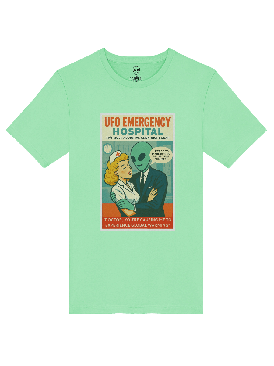 TV Hospital Night Soap Opera Roswell Aliens 1950's Retro Poster Unisex T-Shirt product image (52)