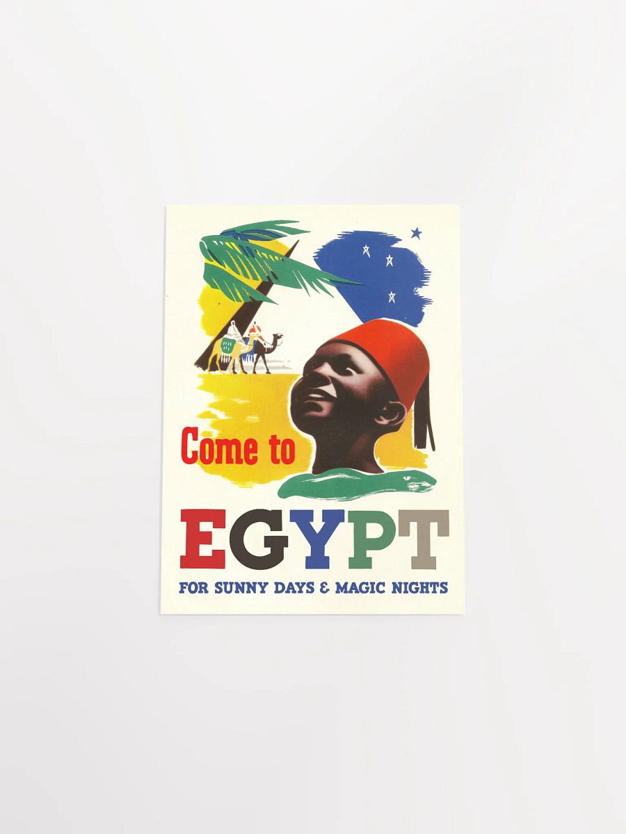 Come to Egypt, 1937 — retro vintage travel poster, retro travel art, retro travel wall art product image (9)