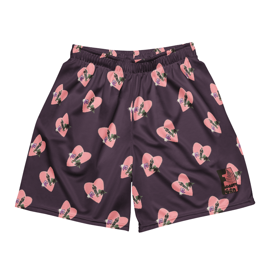 "Jurassic Park Wedding" Unisex Mesh Shorts product image (2)