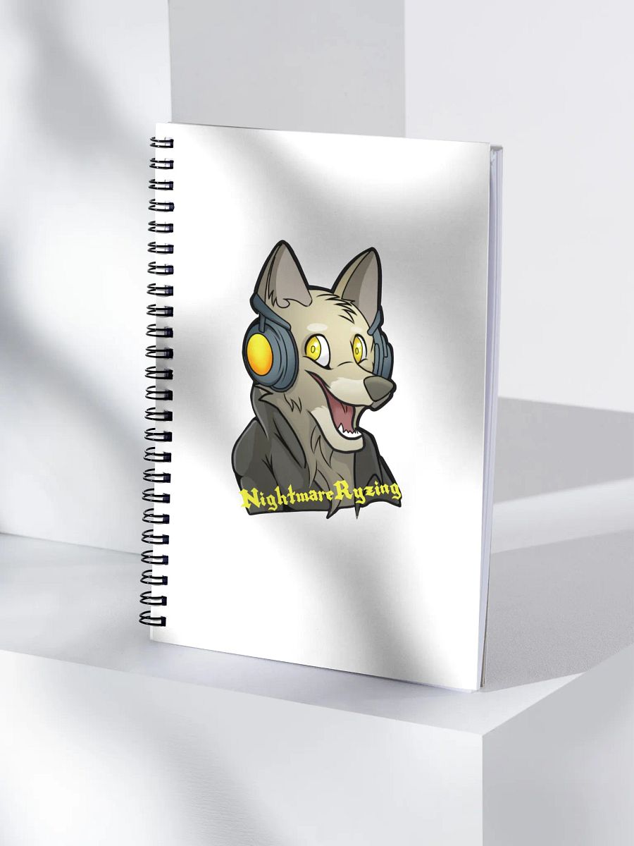 Nightmare Ryzing Wolf Spiral Notebook product image (4)