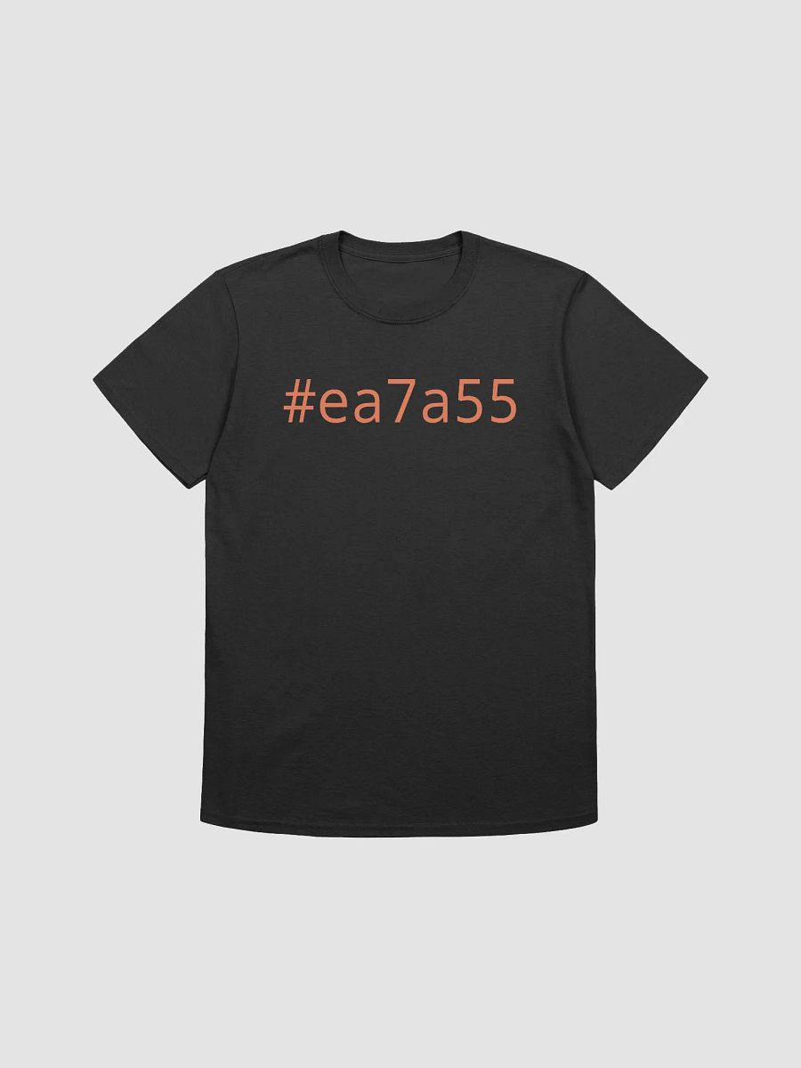 RUDE HEX CODE - #ea7a55 - text (Gildan Softstyle) product image (1)