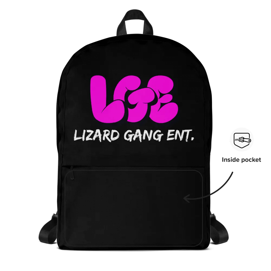 LGE Logo Backpack (Pink Bubble Logo) product image (4)