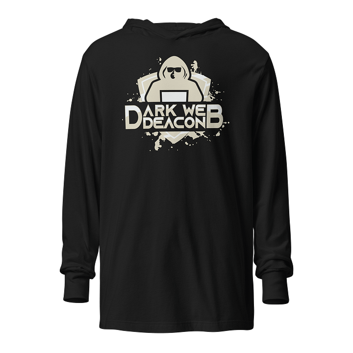 DWD Long Sleeve Light Hoodie - Grey/White Logo product image (1)